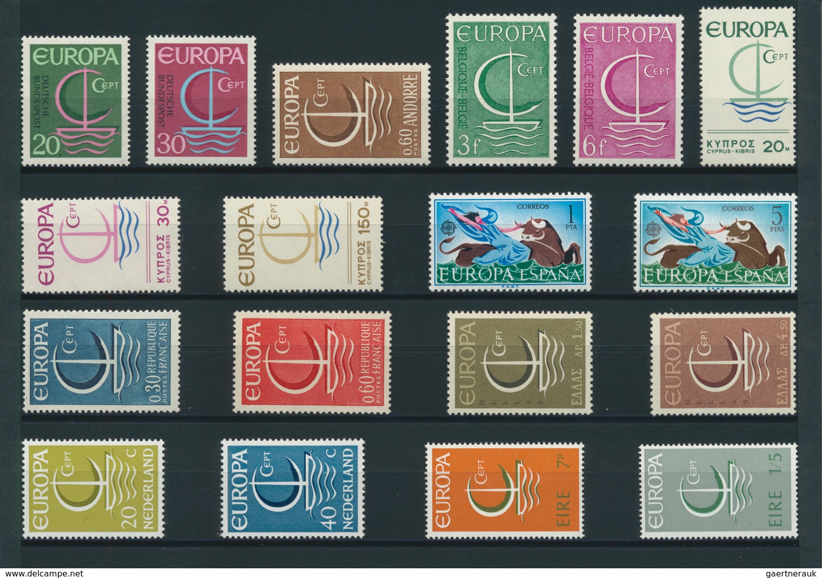 Europa-Union (CEPT): Mint Never Hinged Collection Of The Joint Issues; Complete In The Main Numbers; - Autres - Europe