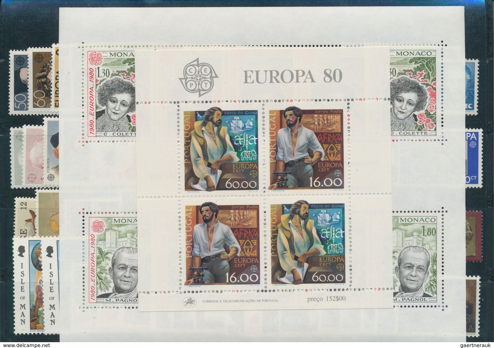 Europa-Union (CEPT): Mint never hinged collection of the joint issues; complete in the main numbers;