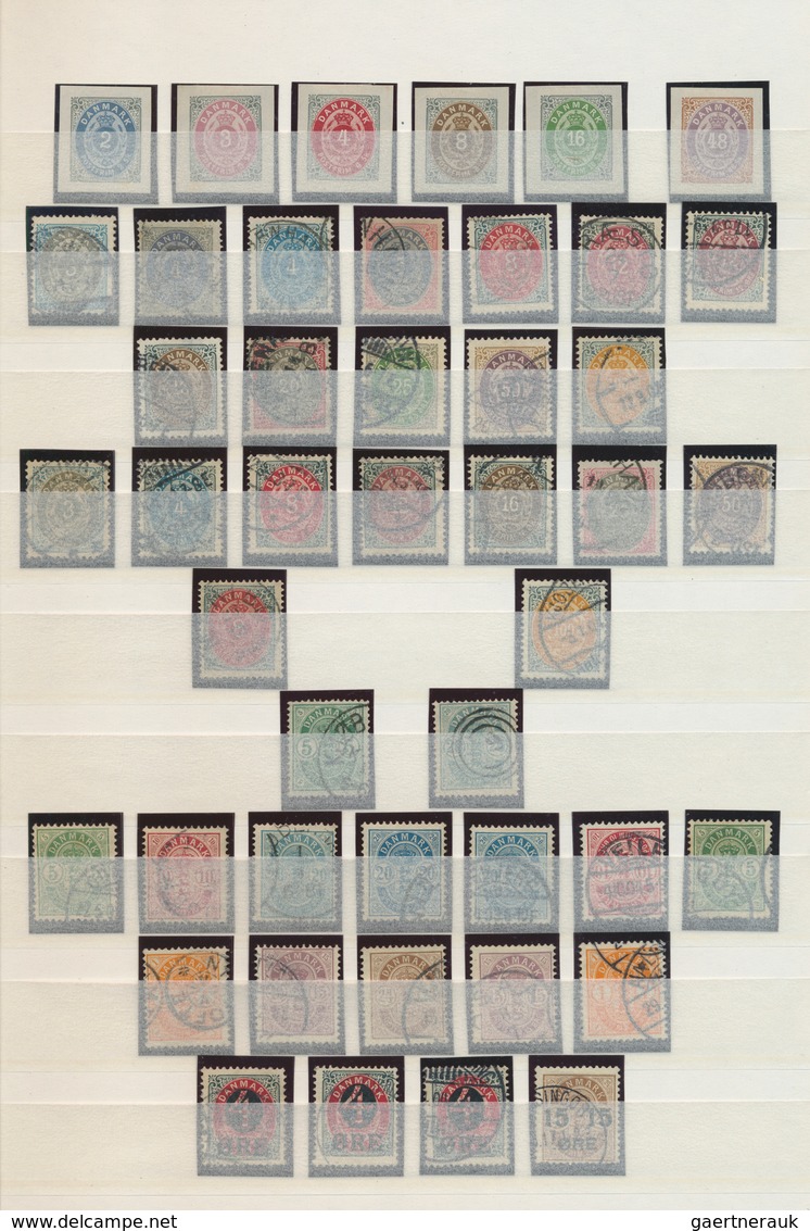 Skandinavien: 1851/1920 (ca.), Used And Mint Collection Of Denmark, Sweden, Finland, Norway And Icel - Autres - Europe