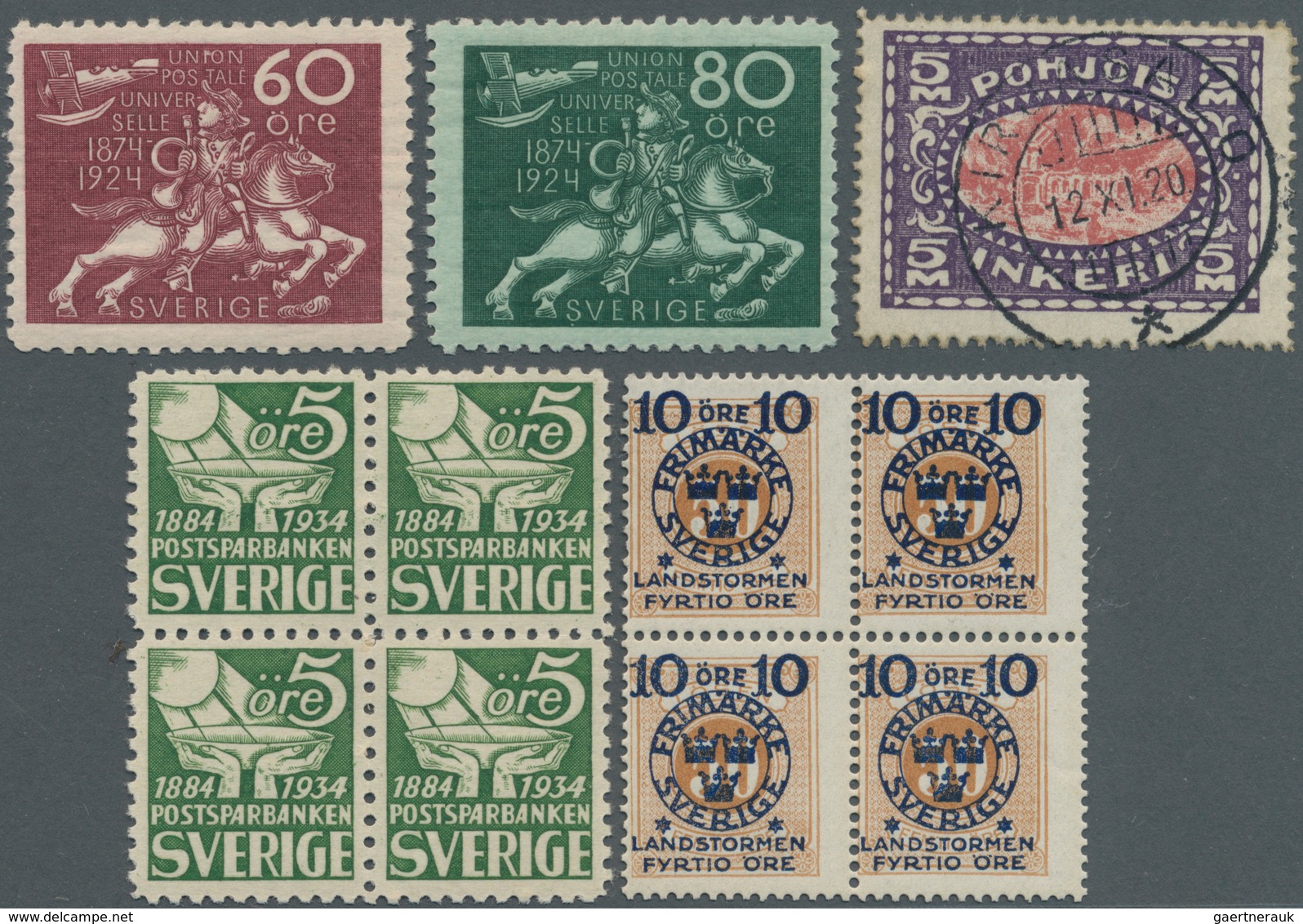 Skandinavien: 1855/1993 (ca.), Duplicates On Stockcards With Norway Incl. About 150 Sets 1941 Victor - Autres - Europe