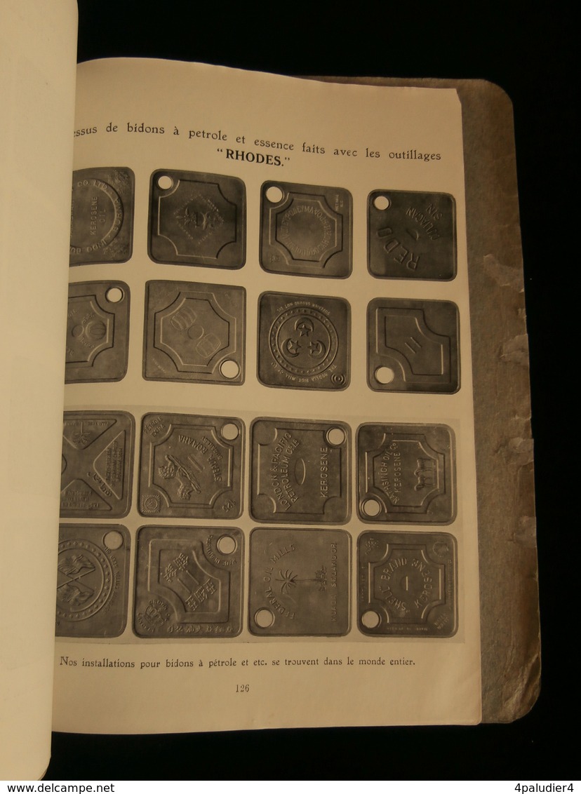 ( Métallurgie Boite Métallique Publicitaire ) MACHINES Et OUTILLAGES METAUX EN FEUILLES J. RHODES WAKEFIELD  Catalogue - Publicités