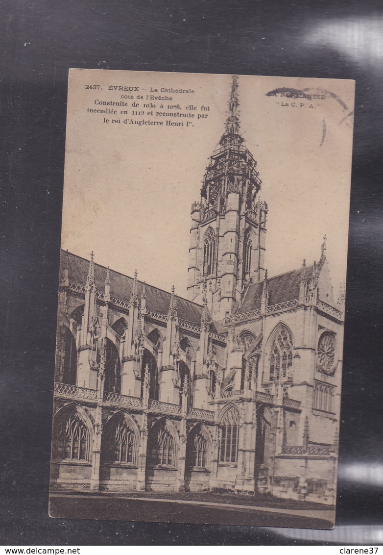 27 , EURE , EVREUX ,la Cathédrale , Côté De L' Evéché - Evreux