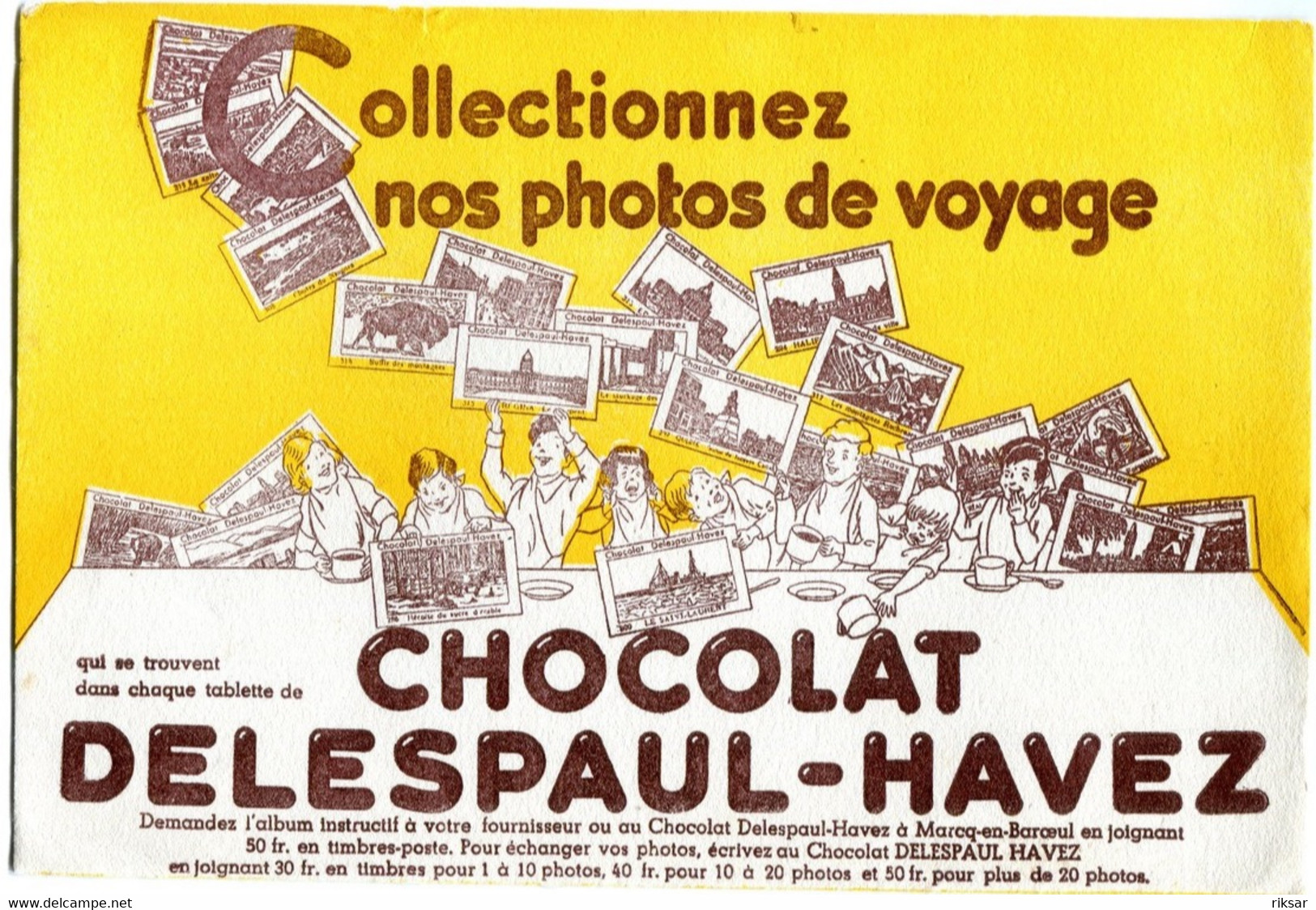 BUVARD(CHOCOLAT DELESPAUL HAVEZ) - Chocolat