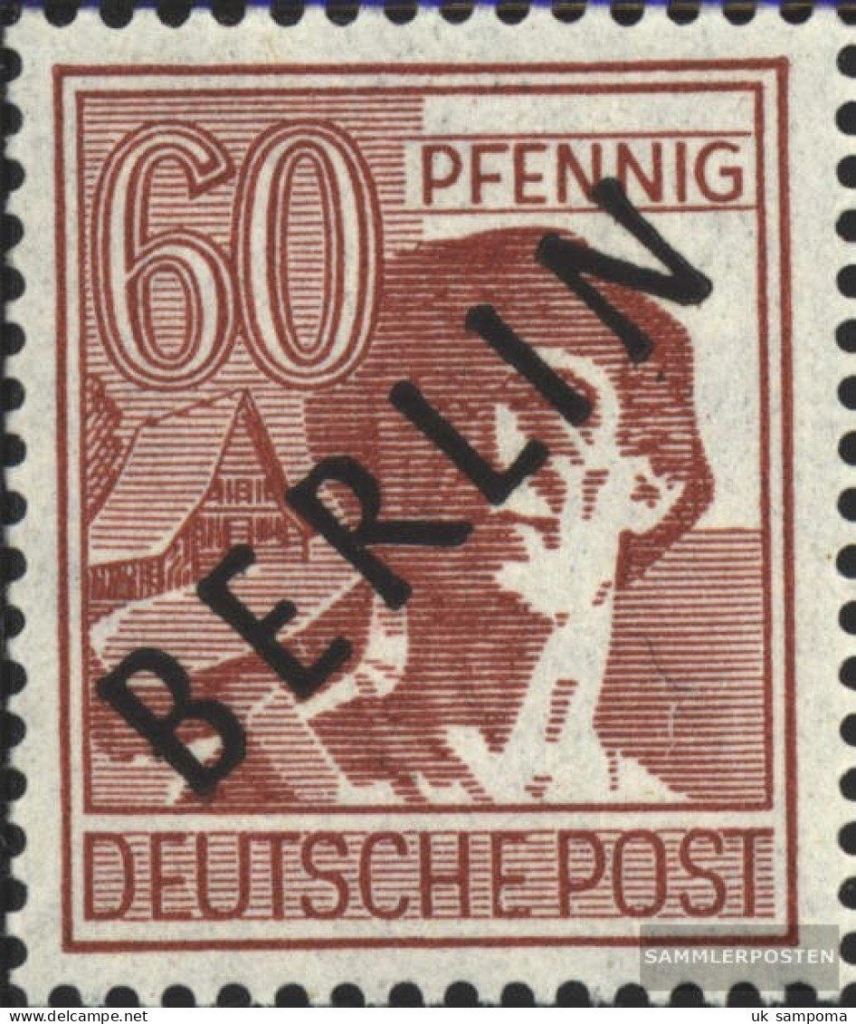 Berlin (West) 14 Unmounted Mint / Never Hinged 1948 Black Imprint - Unused Stamps