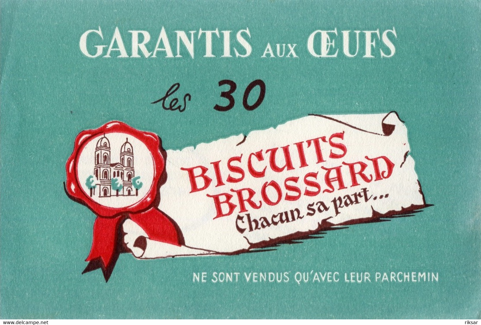 BUVARD(BISCUIT BROSSARD) SAINT JEAN D ANGELY - B