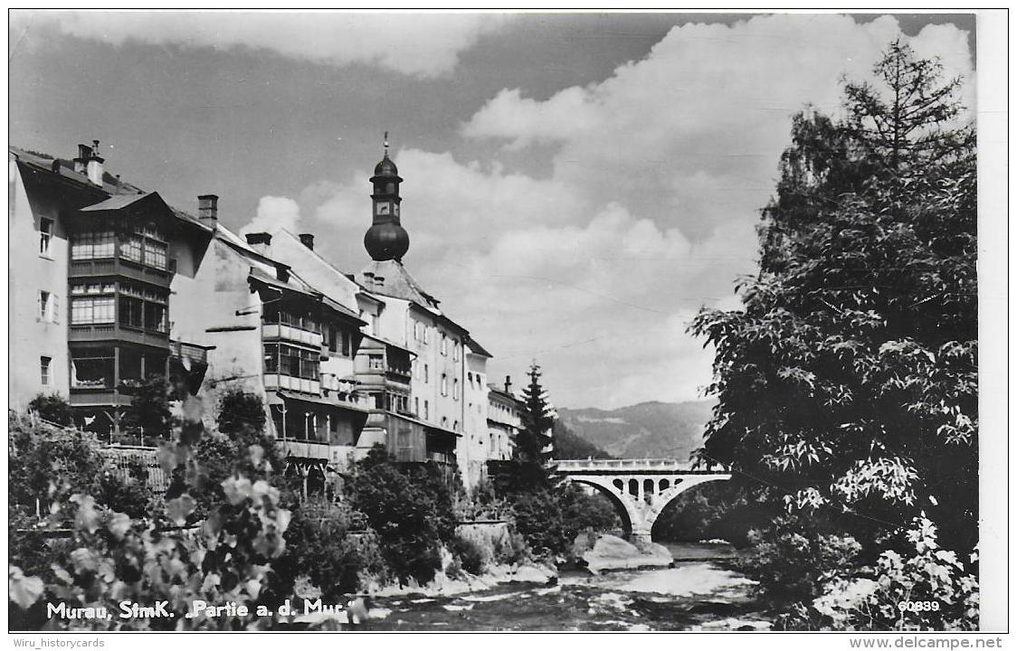 AK 0035  Murau - Partie An Der Mur / Verlag Ledermann Um 1956 - Sonstige & Ohne Zuordnung