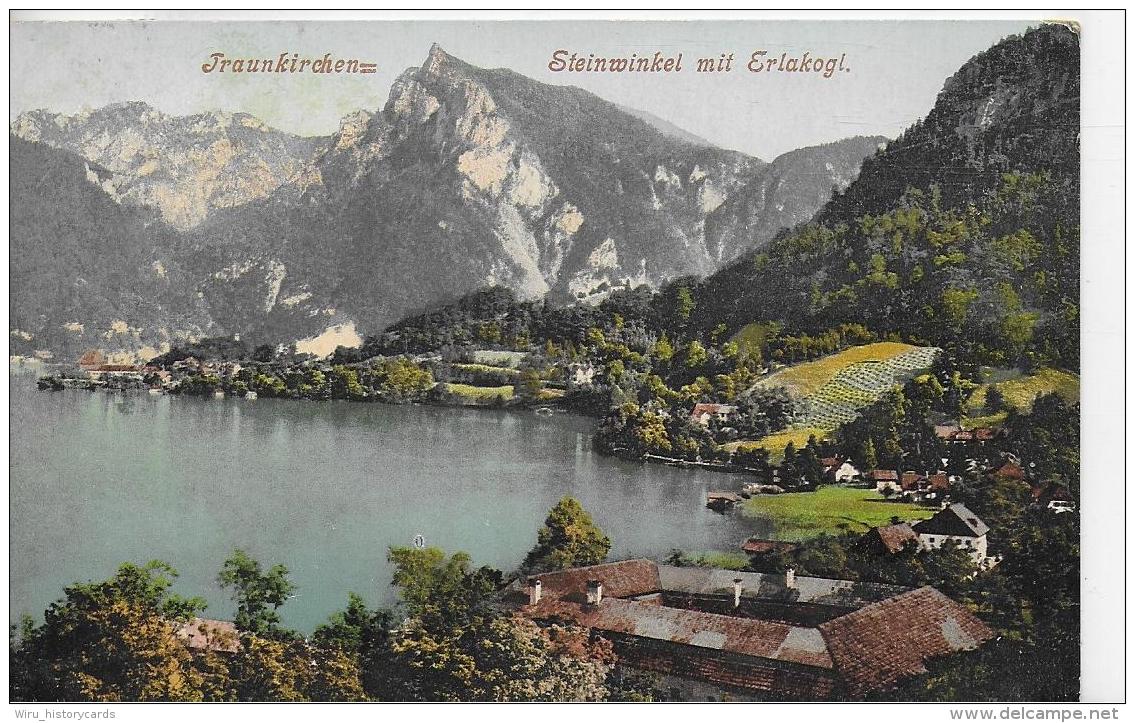 AK 0036  Traunkirchen - Steinwinkel Mit Erlakogl / Verlag Brandt Um 1907 - Traun