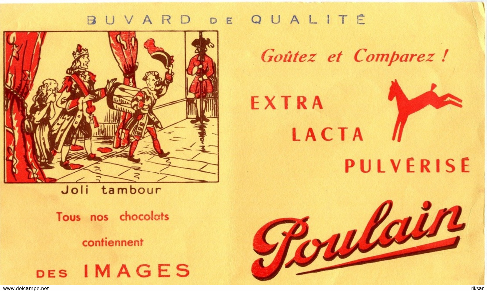 BUVARD(CHOCOLAT POULAIN) - Chocolat