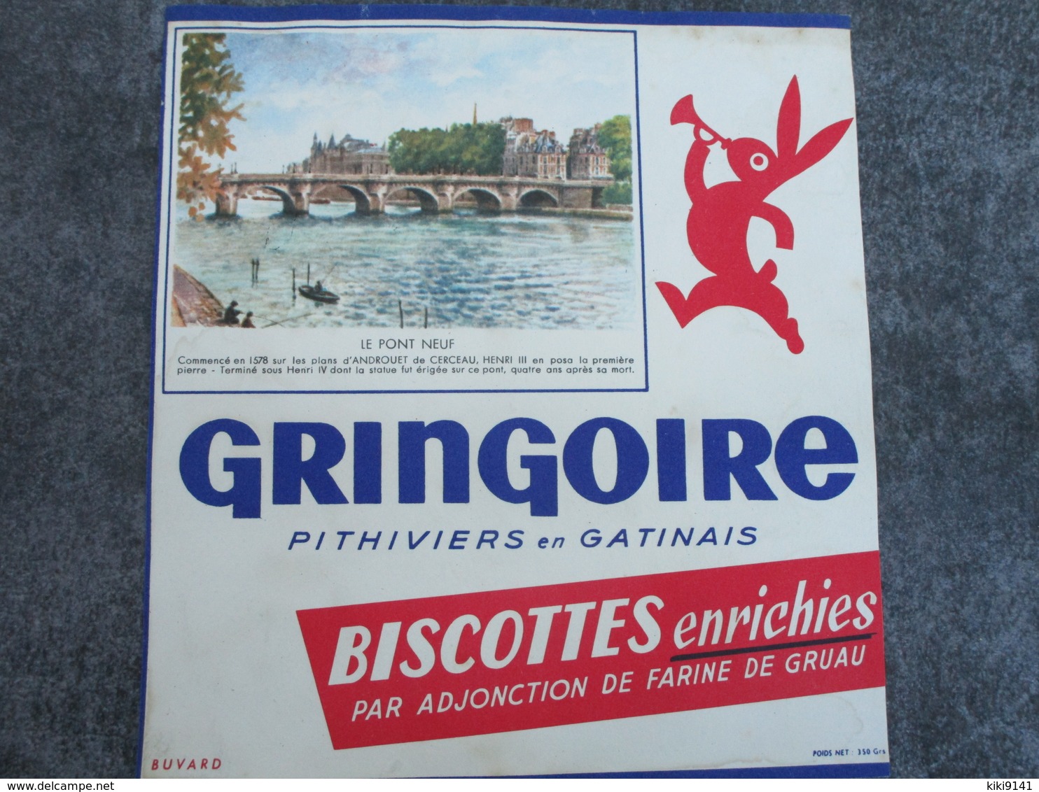GRINGOIRE - Le Pont Neuf - Biscottes