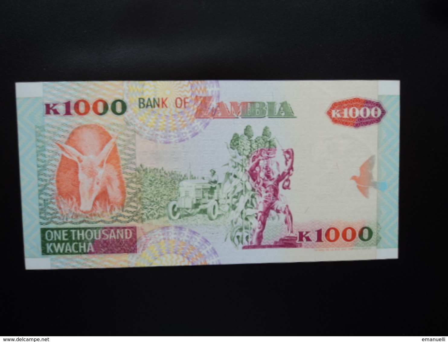 ZAMBIE : 1000 KWACHA  1992   P 40a     SUP+ - Zambia