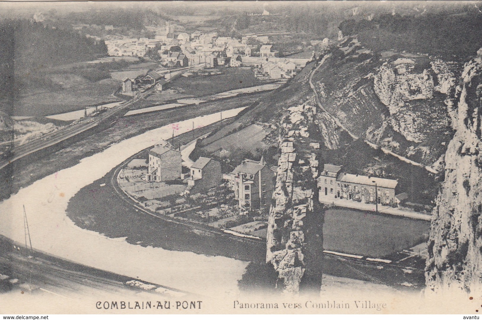 COMBLAIN AU PONT / PANORAMA VERS LE VILLAGE - Comblain-au-Pont