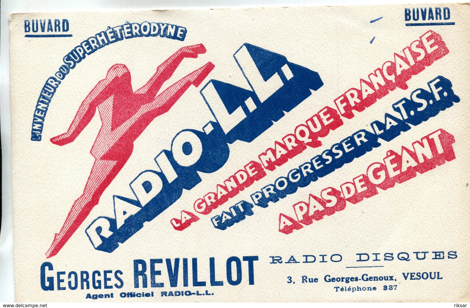 BUVARD(RADIO DISQUE) VESOUL - R