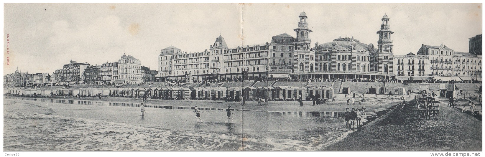 Carte Triple De Blankenberghe Circulée En 1903 - Blankenberge