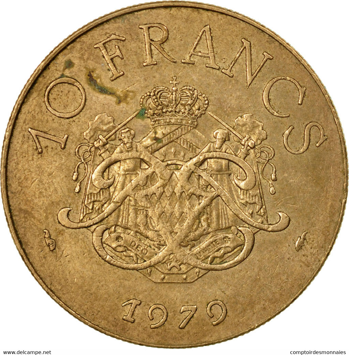 Monnaie, Monaco, Rainier III, 10 Francs, 1979, TB, Copper-Nickel-Aluminum - 1960-2001 Nouveaux Francs