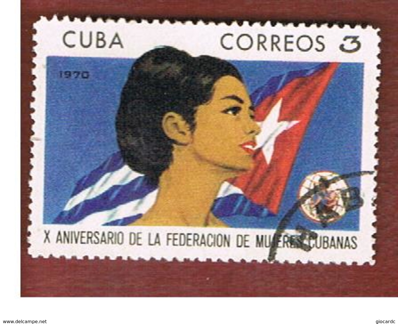 CUBA -   SG  1784   -  1970 CUBAN WOMEN'S FEDERATION   - USED - Usati