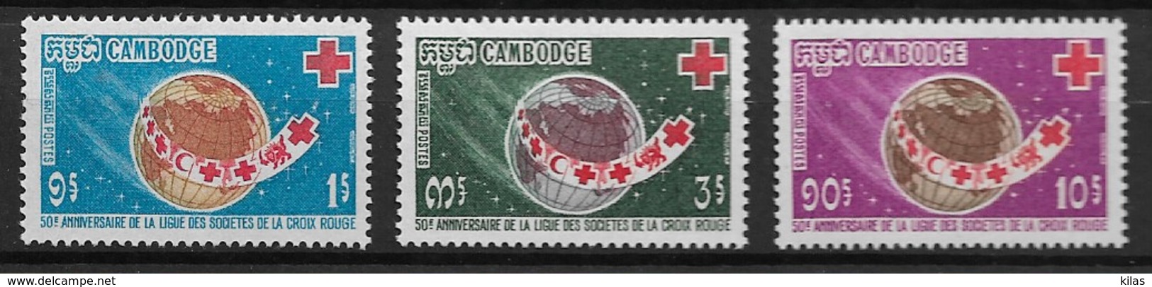 CAMBODIA 1969 RED CROSS - Cruz Roja