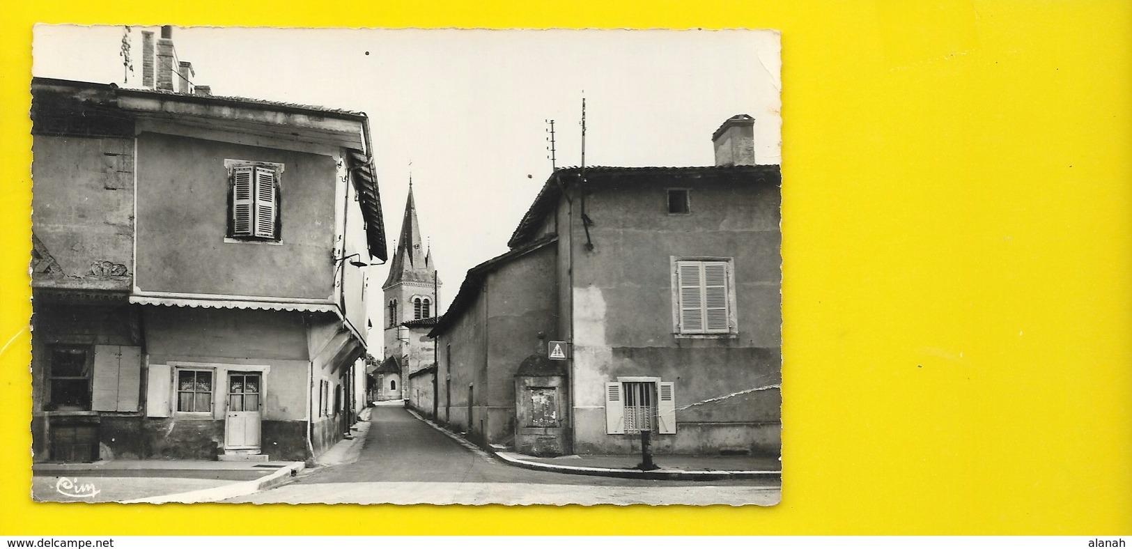 St TRIVIER Sur MOIGNANS Rare Perspective Sur L'Eglise (Combier) Ain (01) - Non Classés