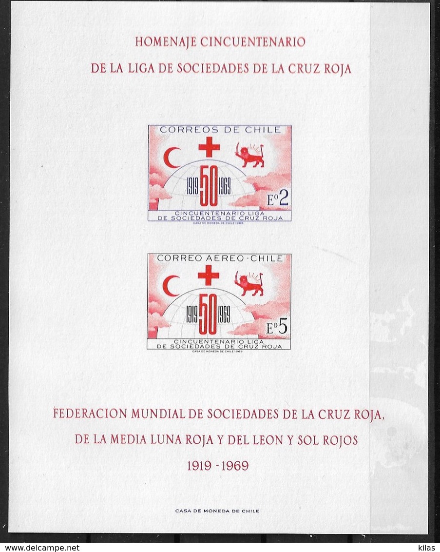 CHILE 1969 RED CROSS - Cruz Roja