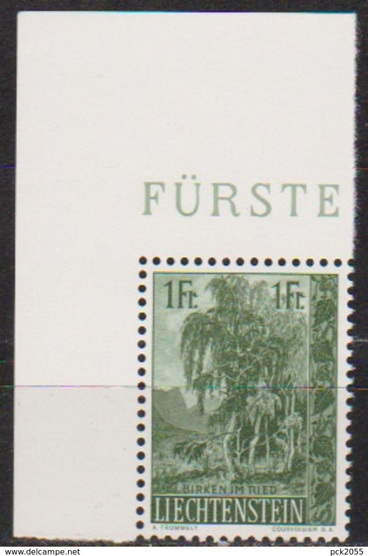 Lichtenstein 1957 MiNr.359 ** Postfr. Heimatliche Bäume Und Sträucher ( 678 )günstige Versandkosten - Neufs