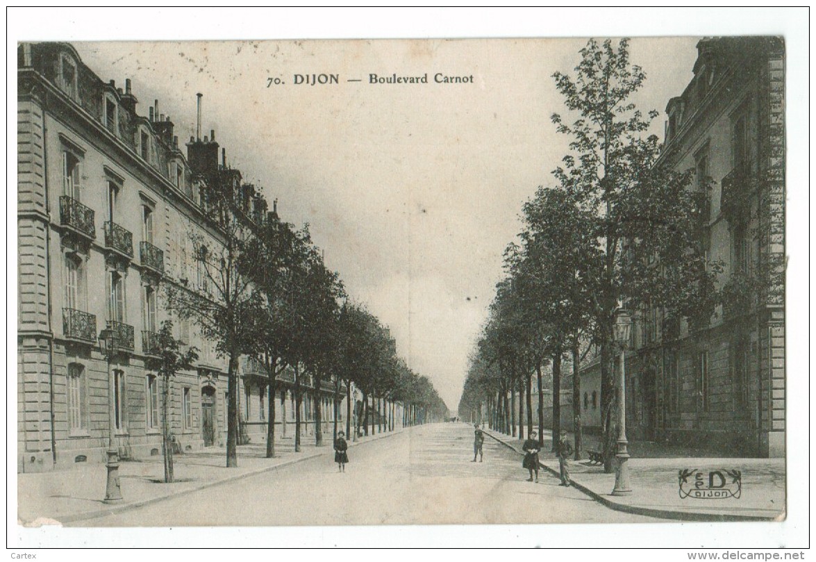 22783  CPA  DIJON : Le Boulevard Carnot ! 1907 !! Pas Courante !! - Dijon