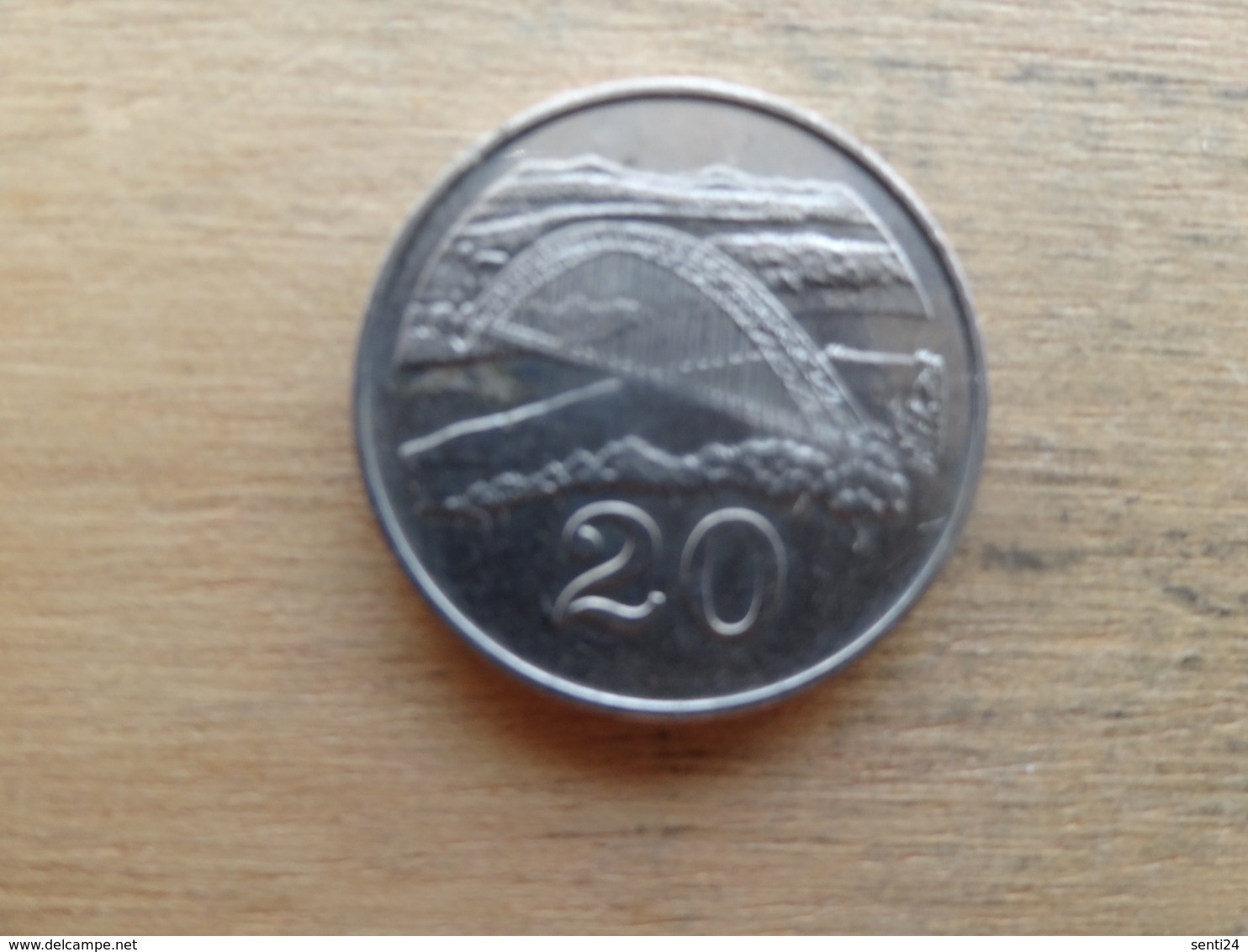 Zimbabwe  20  Cents  1997  Km 4 - Zimbabwe