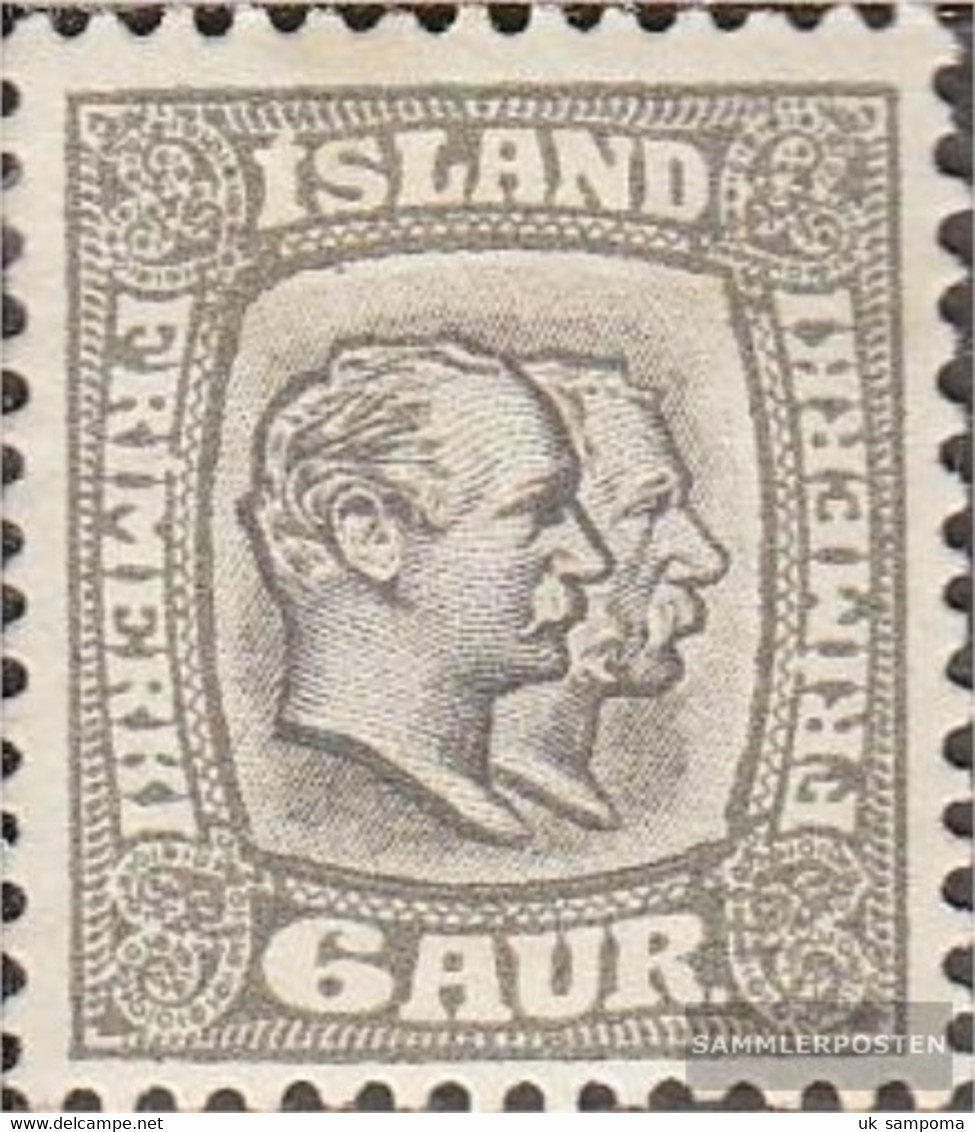 Iceland 80 With Hinge 1915 Christian And Frederik - Prephilately