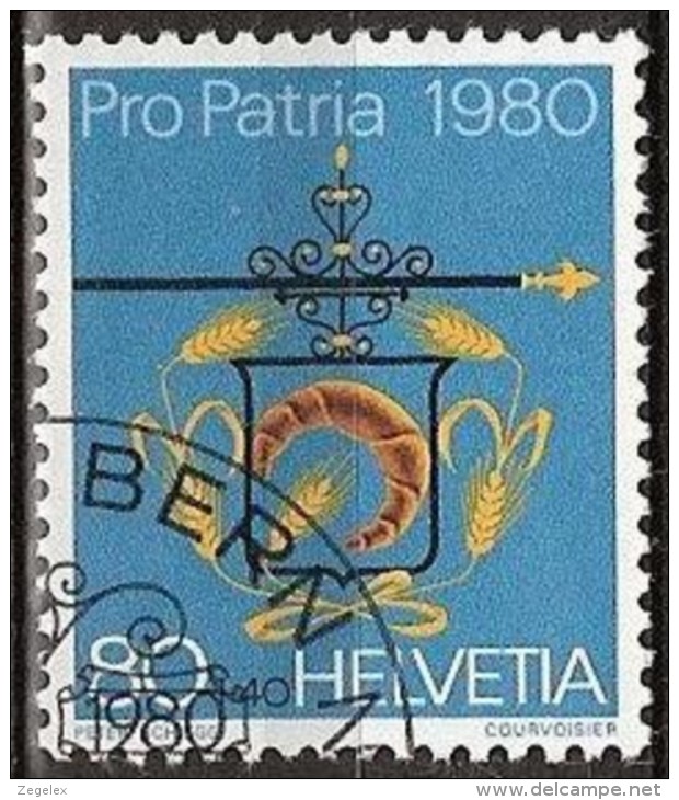 Switserland, Helvetia 1980 Yvert 1109 Gestempeld/ Cancelled - Gebruikt