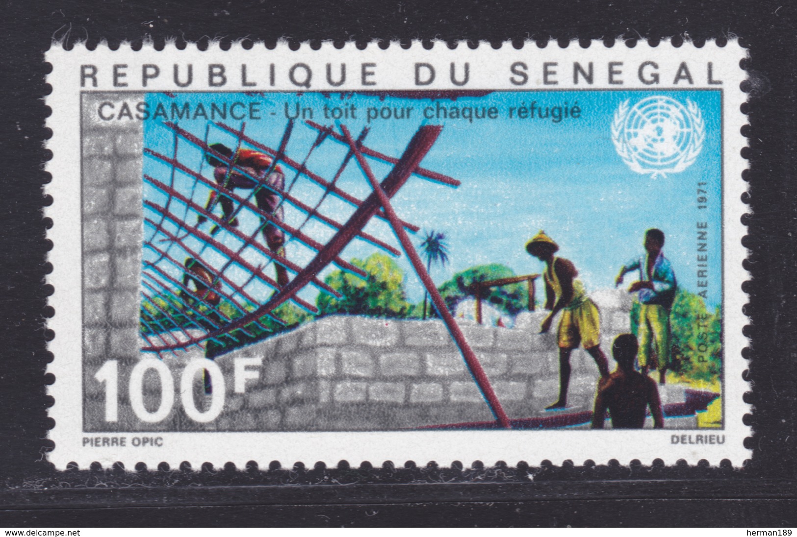 SENEGAL AERIENS N°   97 ** MNH Neuf Sans Charnière, TB (D7638) Haut Commissariat Pour Les Réfugiés - 1971 - Sénégal (1960-...)