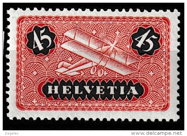 Switserland, Helvetia 1923-1933 MH/* Yt. A8a. Mi. 183. - Ongebruikt