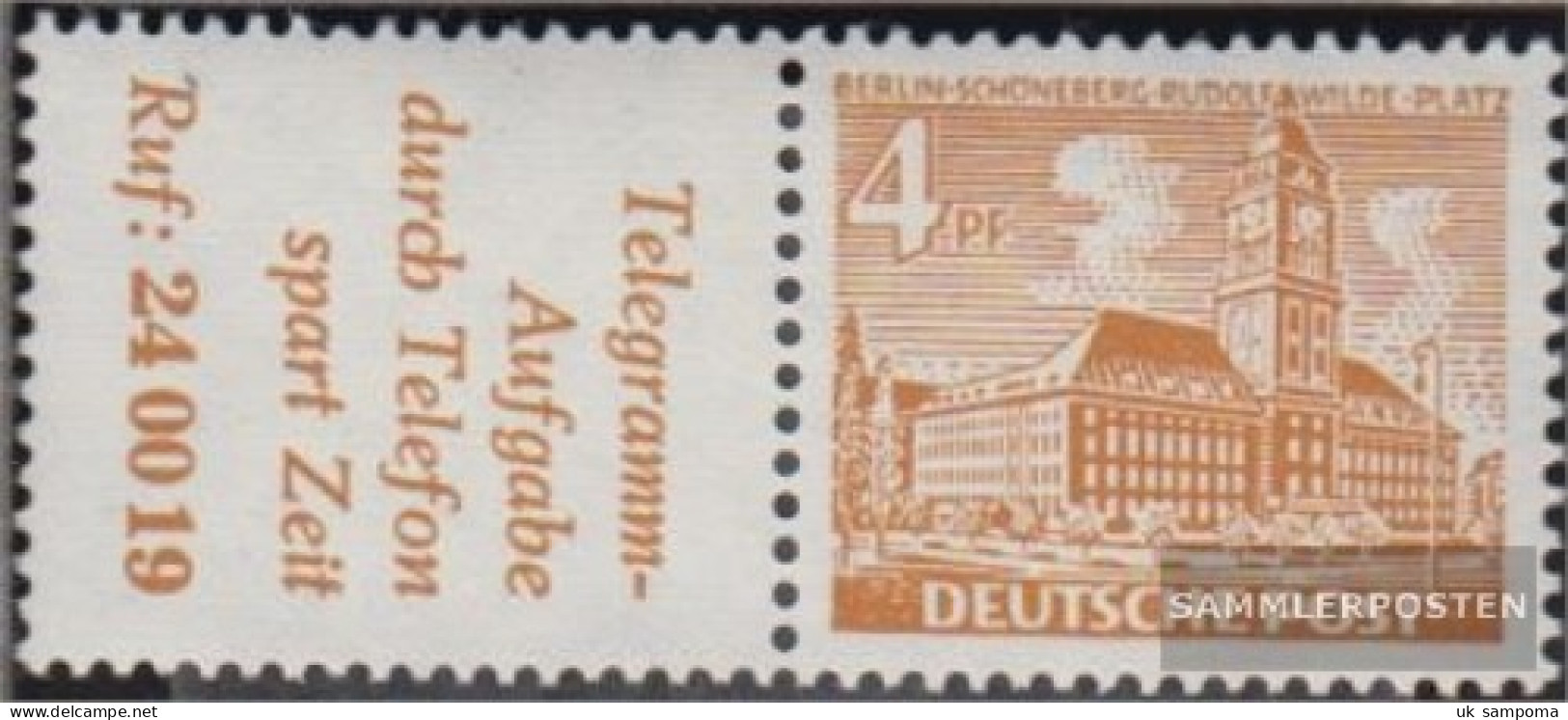 Berlin (West) W31 Unmounted Mint / Never Hinged 1952 Berlin Buildings - Zusammendrucke