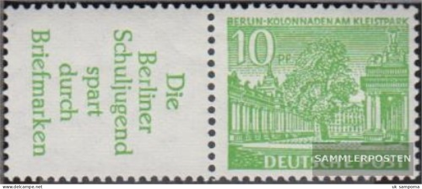 Berlin (West) W23 Unmounted Mint / Never Hinged 1952 Berlin Buildings - Zusammendrucke