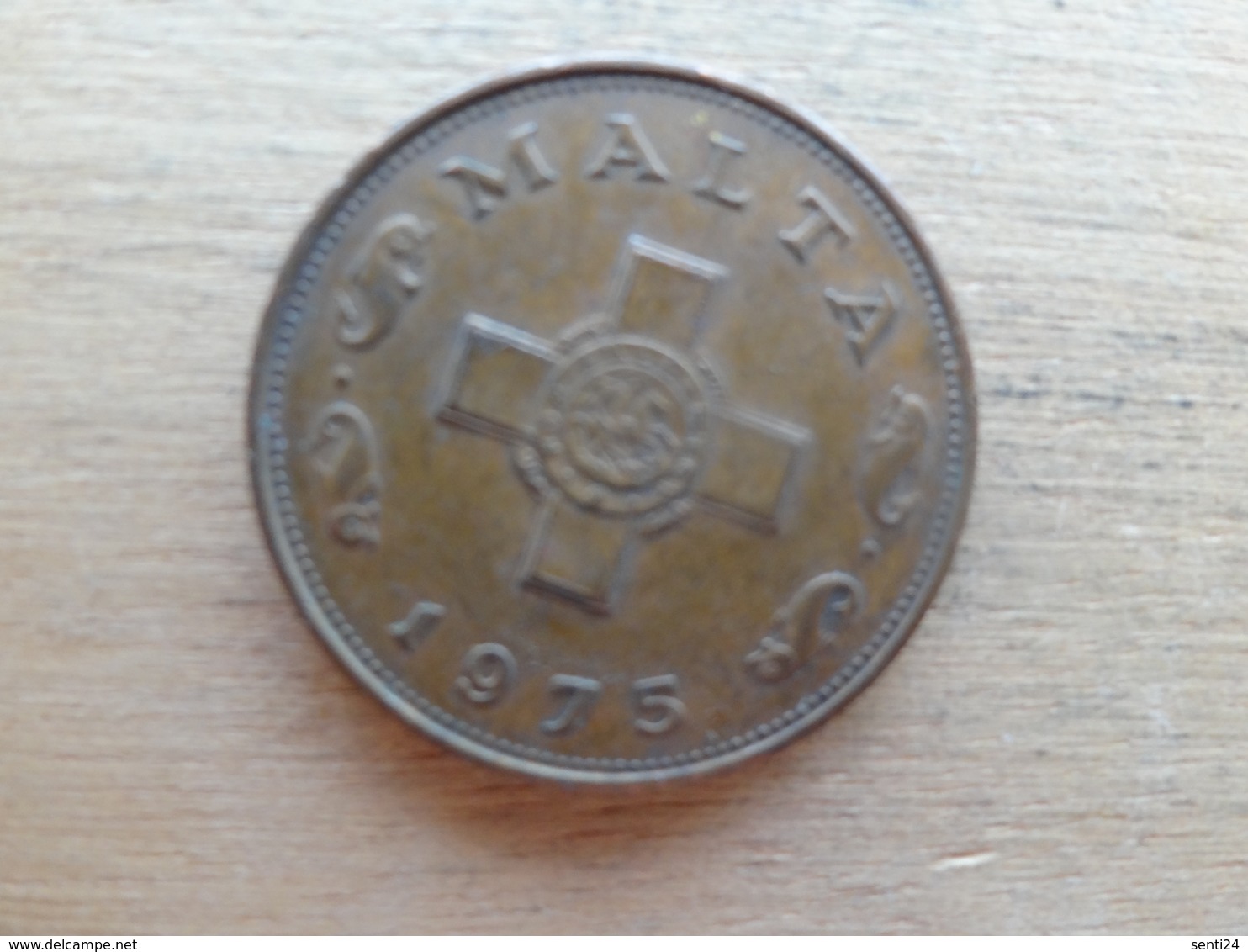 Malte  1  Cent  1975  Km 8 - Malte