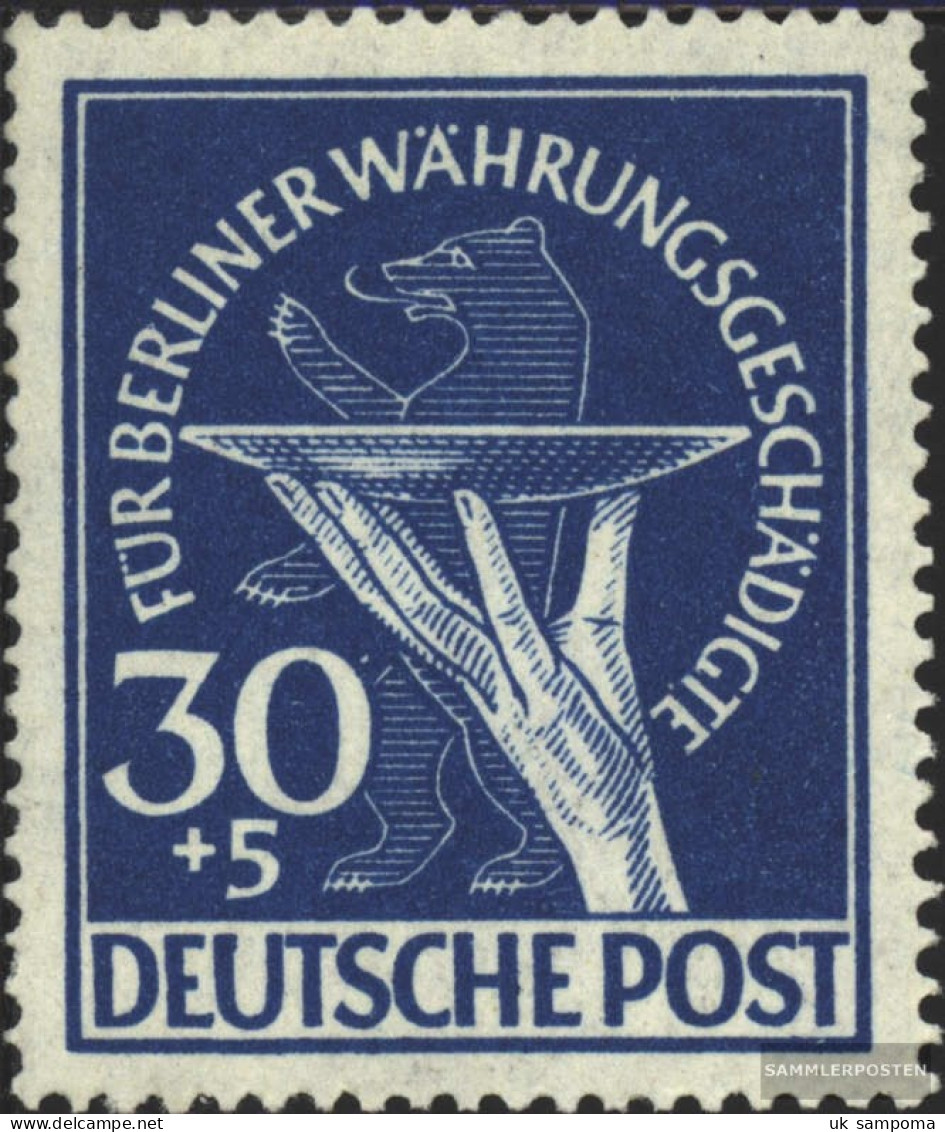 Berlin (West) 70 Unmounted Mint / Never Hinged 1949 Währungsgeschädigte - Unused Stamps