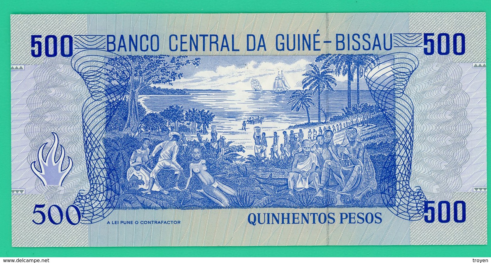 500 Pesos - Guinéa Bissau - 1990 - N° CC977821 -  Neuf - - Guinea-Bissau