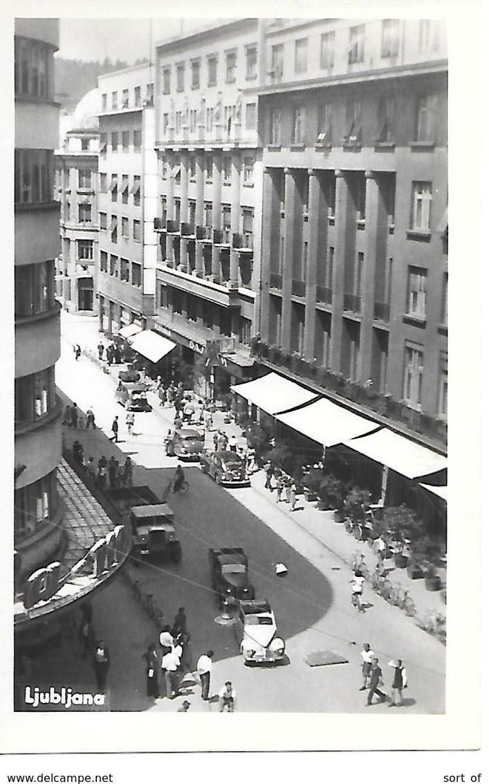 CARTE PHOTO - LJUBLJANA - LIUBLIANA - SCENE DE RUE  - B24 - Slovénie