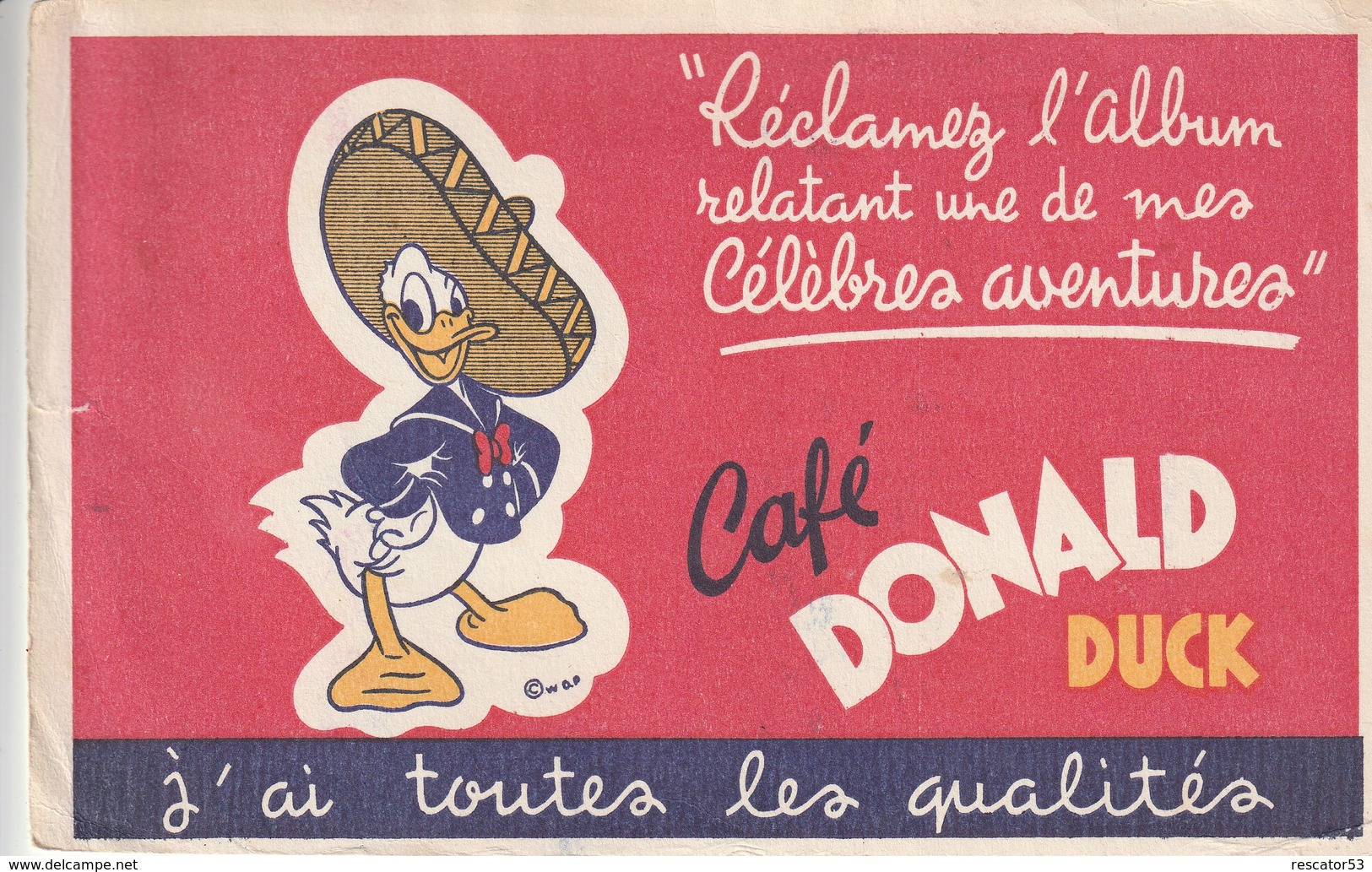 Très Rare Café Donald Duck - Café & Thé