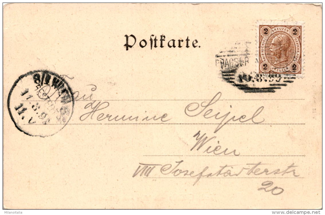 Monte Cristallo Vom Wege Nach Plätzwiesen (2776) * 10. 8. 1899 - Altri & Non Classificati