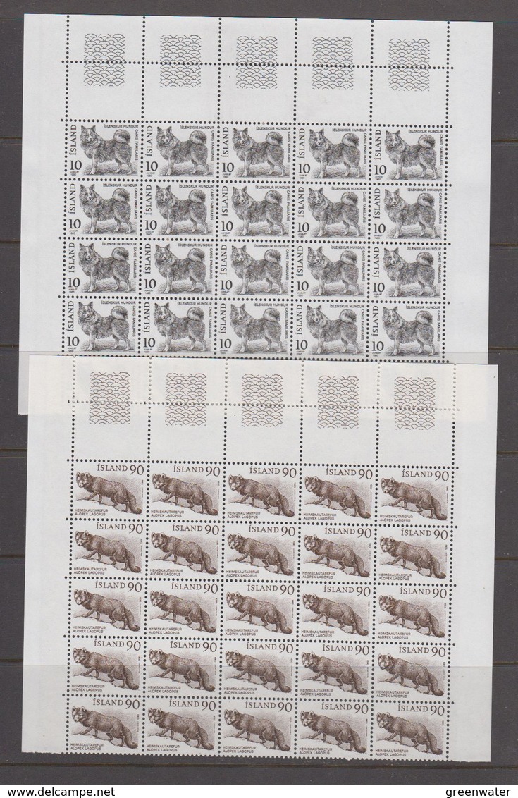 Iceland 1980 Animals 2v 25x ** Mnh (40675) - Ongebruikt