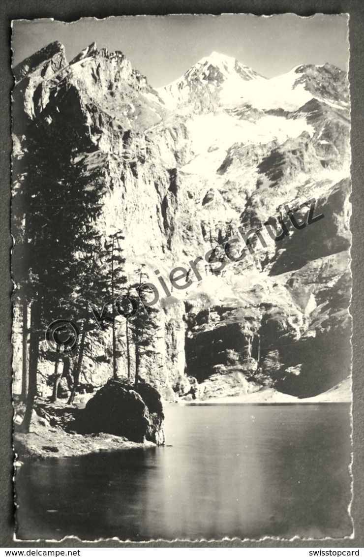 KANDERSTEG Hotel Oeschinensee Gel. 1930 N. Schaffhausen Stempel Hotel - Schleitheim