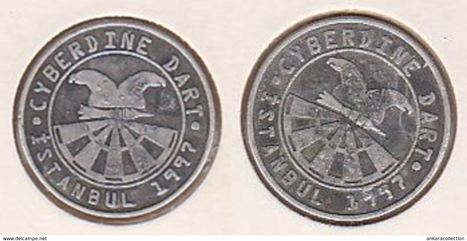 AC -   CYBERDINE DART ISTANBUL 1997 TOKEN - JETON - Monétaires/De Nécessité