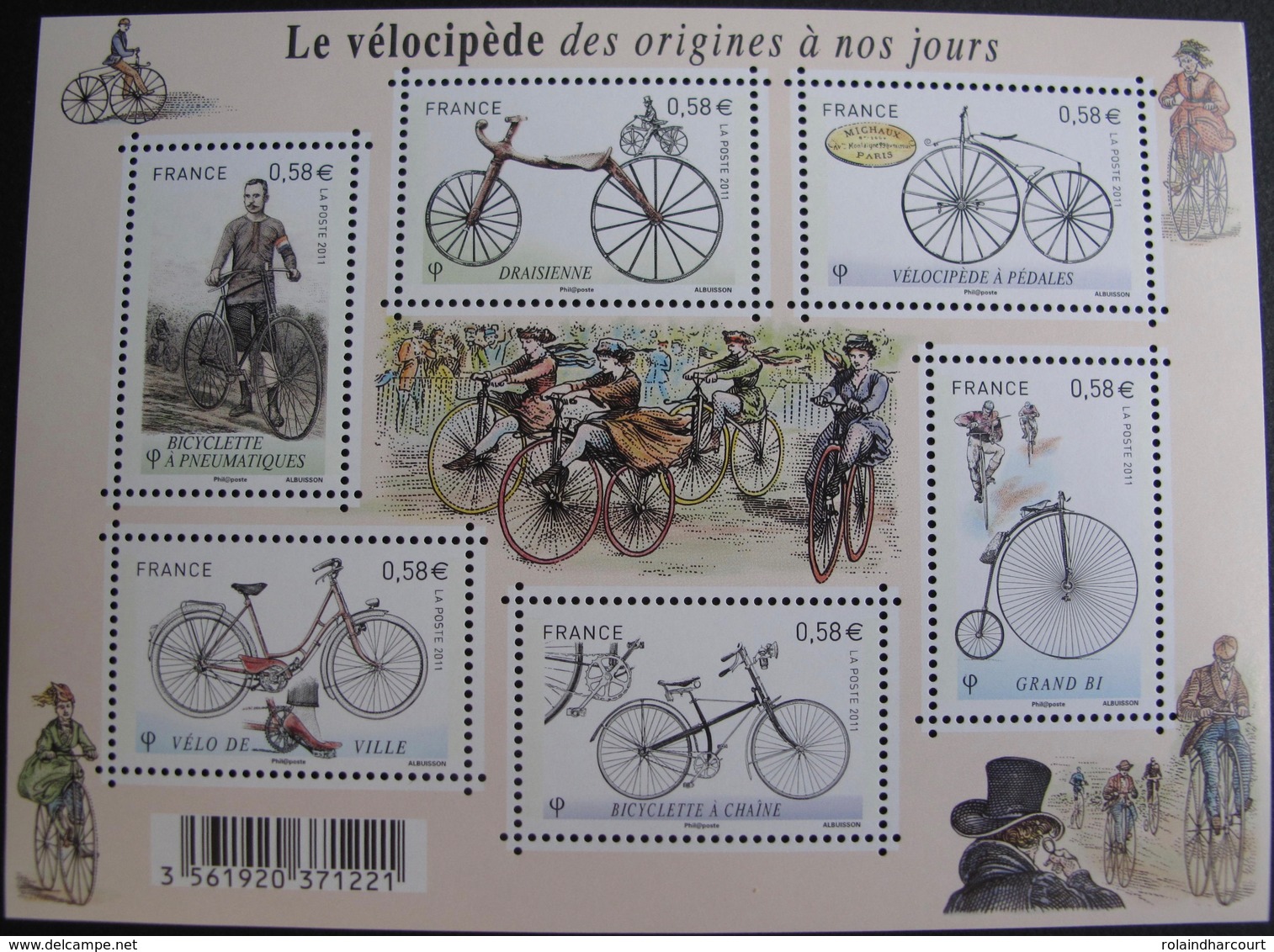 PTT/331 - 2011 - VELOCIPEDE - BLOC NEUF** N° F4555 - Neufs