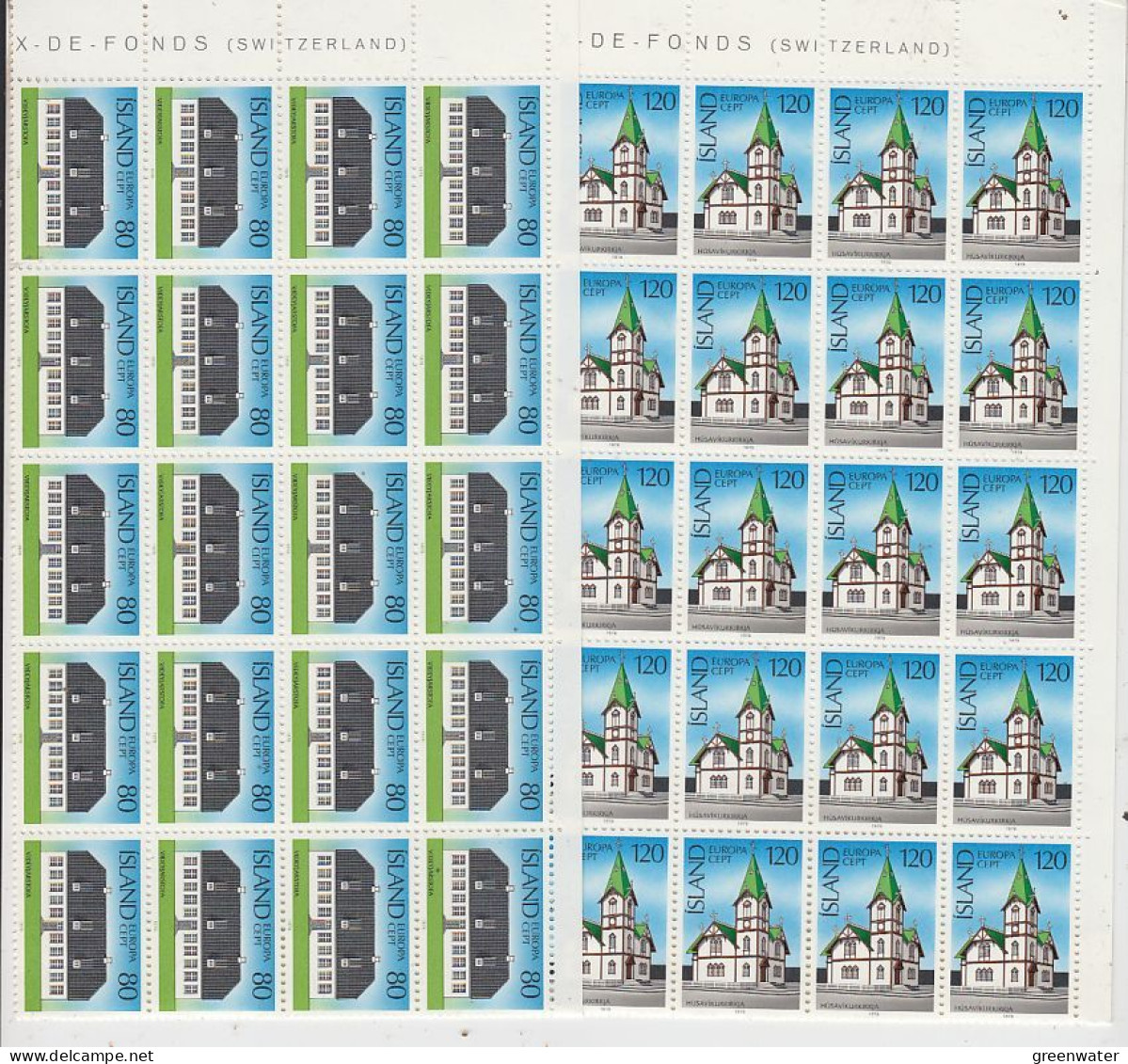 Europa Cept 1978 Iceland 2v  20x** Mnh (F7502) - 1978