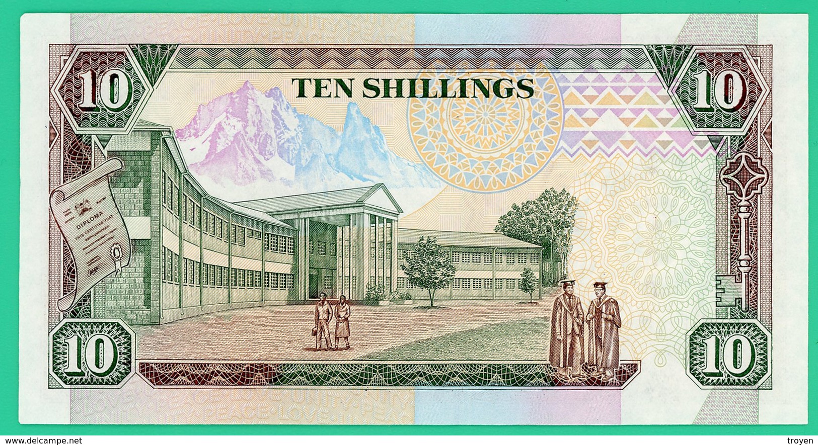 10 Shillings - Kenya - 1993 - N° AY5962001 -   Neuf - Kenya