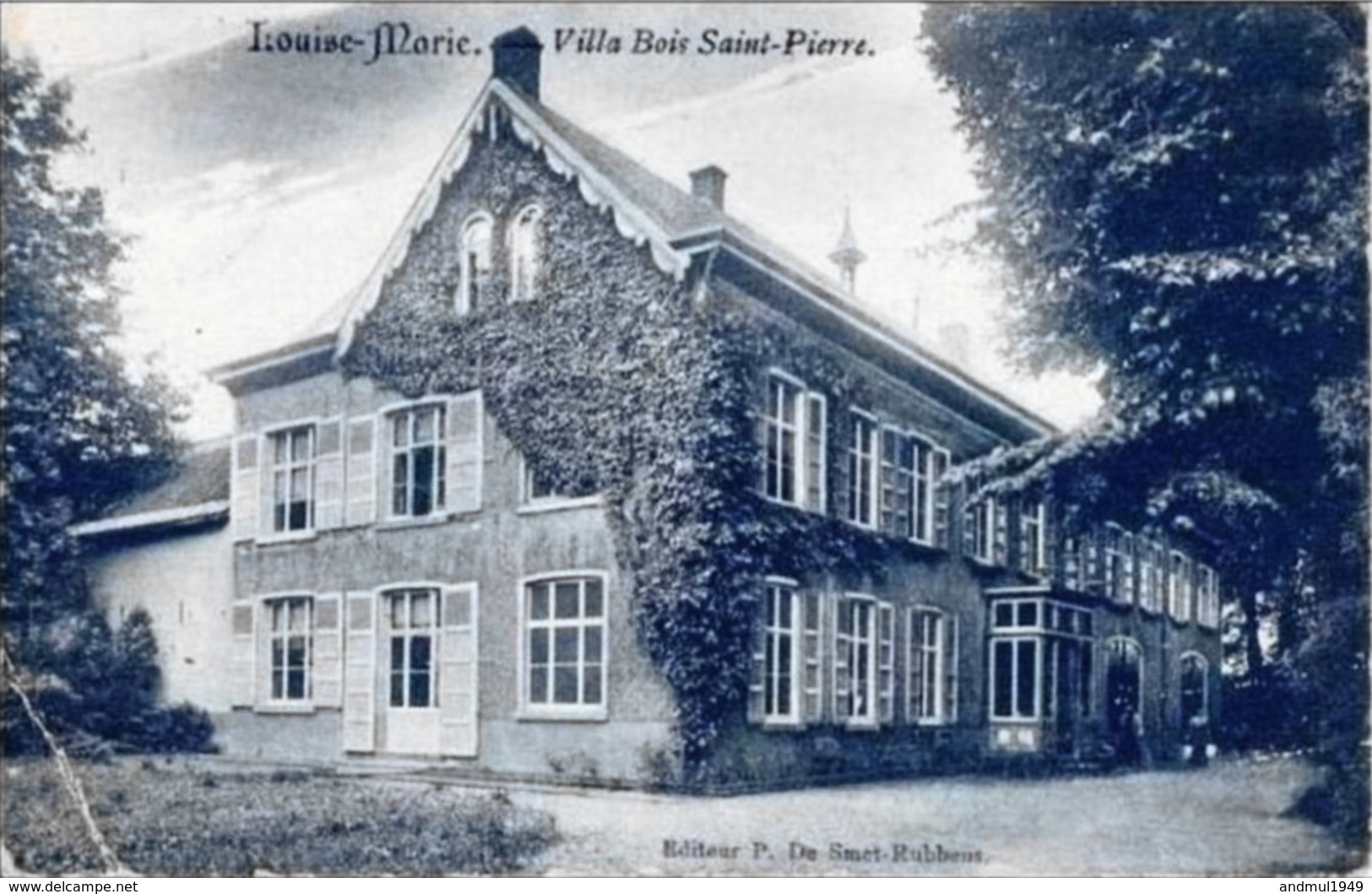 LOUISE-MARIE - Villa Bois Saint-Pierre - Oblitération De 1910 - Maarkedal