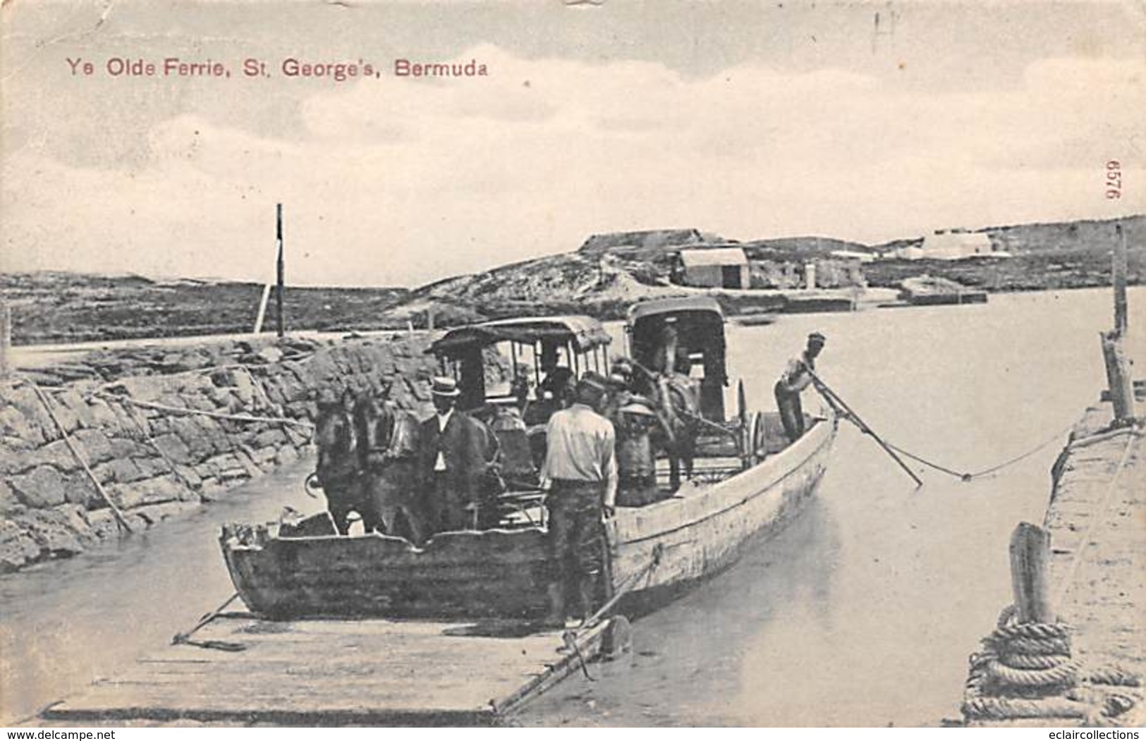 Bermudes-Bermuda :   Ye  Olde Ferrie,  St George's         (voir Scan) - Bermudes