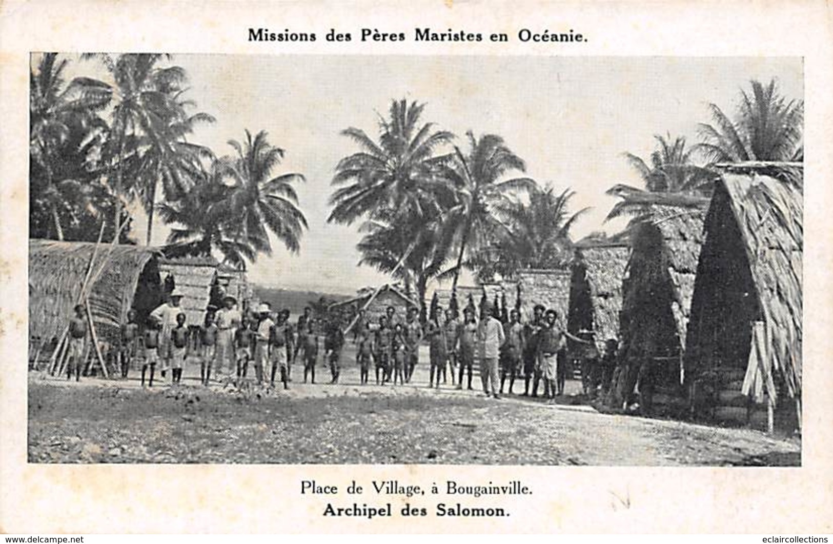 Océanie. Salomon . Un Lot De  4 Cartes. Sujets Divers Mission Des Pères Maristes       (voir Scan) - Solomon Islands