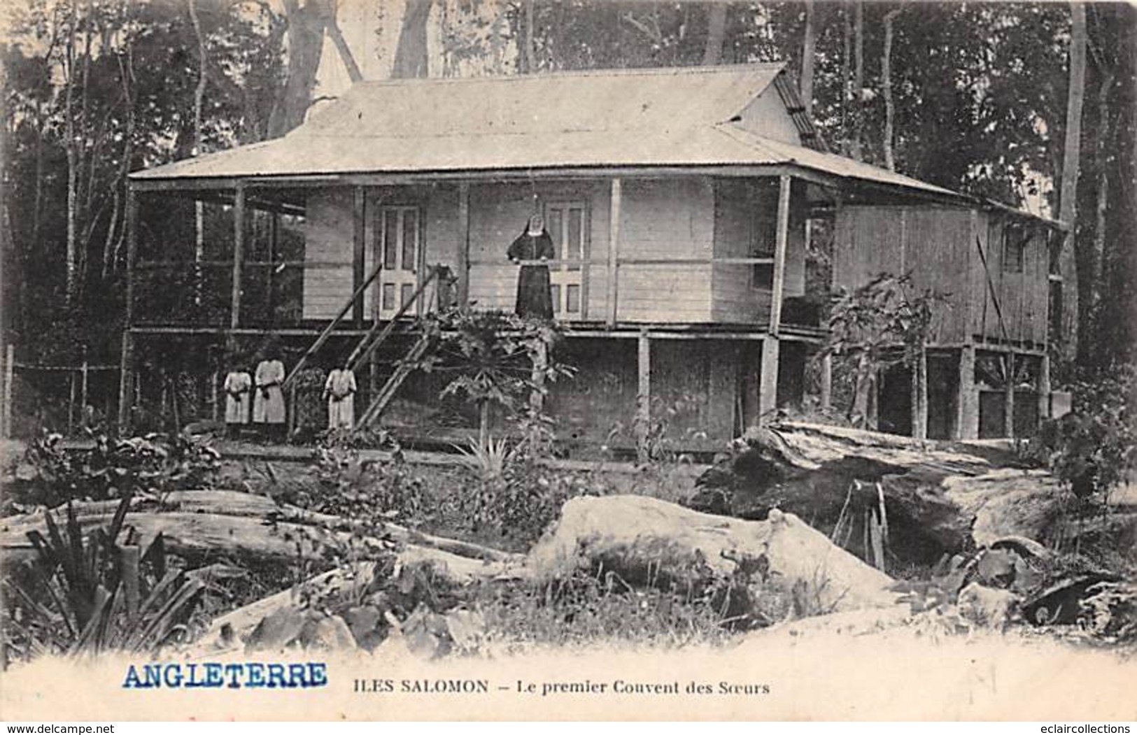 Océanie. Salomon .   Le Premier Couvent Des Soeurs      (voir Scan) - Salomoninseln