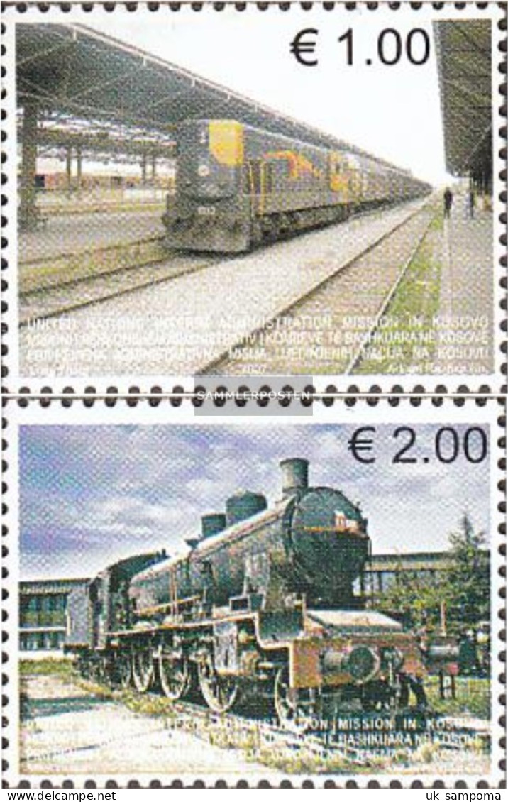 Kosovo 90-91 (complete Issue) Unmounted Mint / Never Hinged 2007 Railways - Neufs