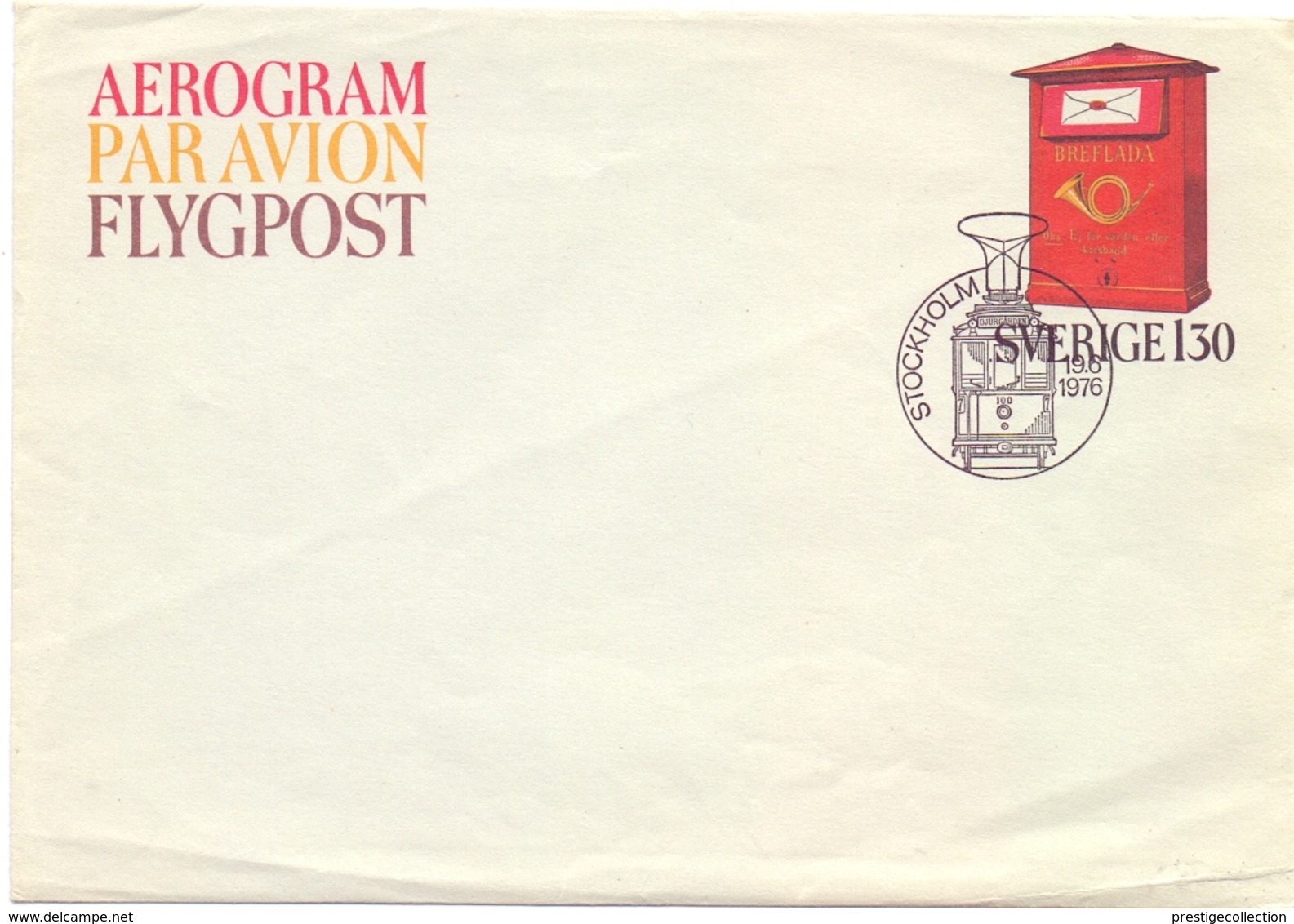 SVERIGE AEROGRAM 1976 (SET180067) - Ungebraucht