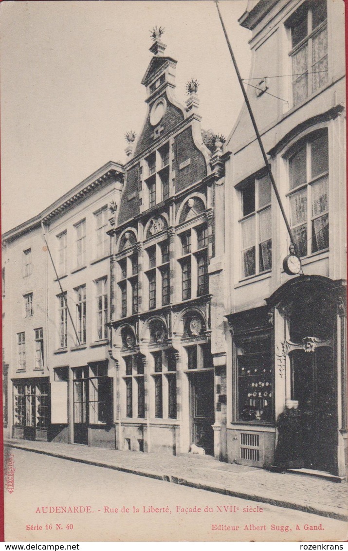 Oudenaarde Audenarde Rue De La Liberté Edit. Albert Sugg Serie 16 Nr. 40 (In Zeer Goede Staat) - Oudenaarde